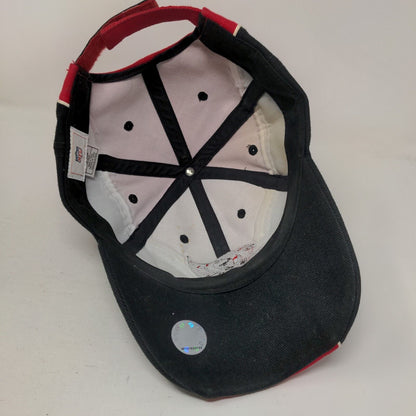 NFL Tampa Bay Buccaneers Strapback Hat Red Black Embroidered Flag Logo Hit