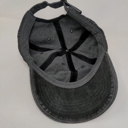 Unbranded Slideback Hat Black OSFM Solid 6 Panel Adjustable Blank