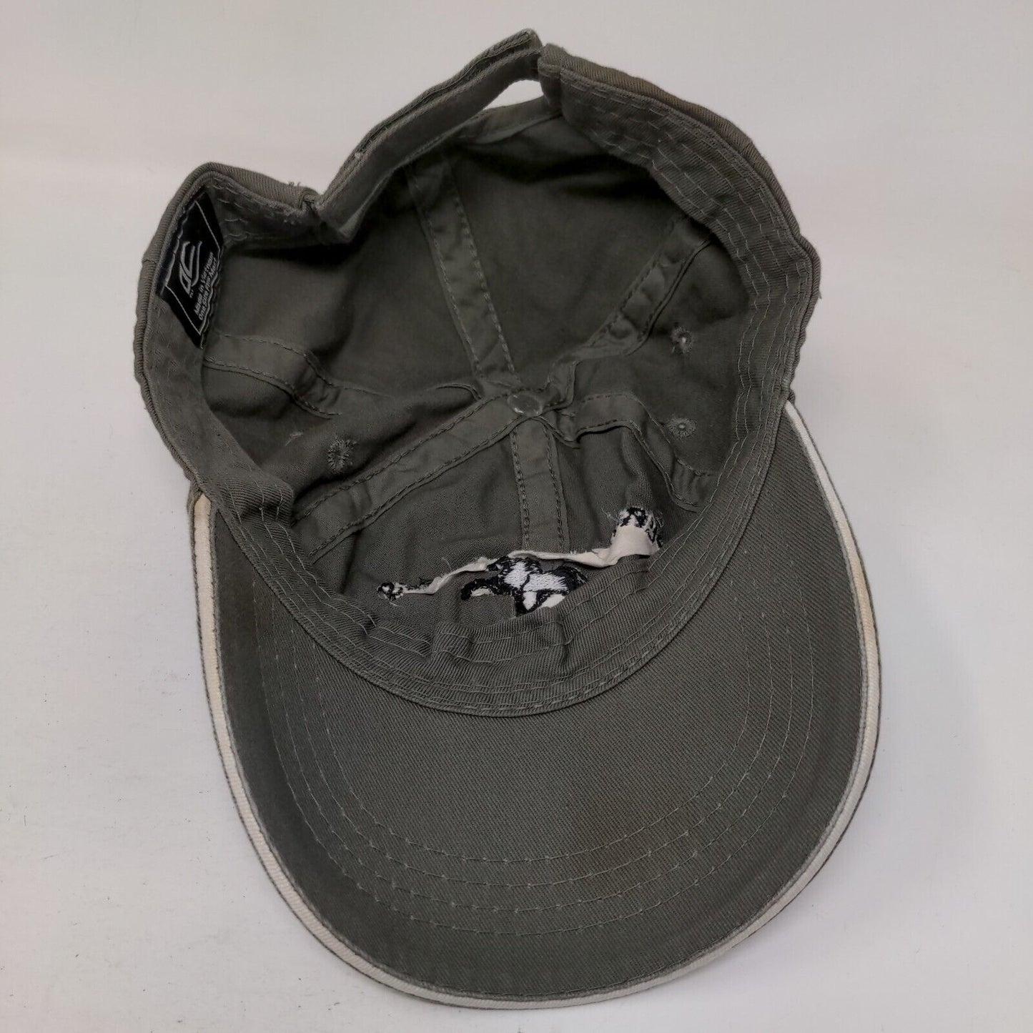 Percy Lewis Stables Horse Strapback Hat Brown OSFM Embroidered 6 Panel