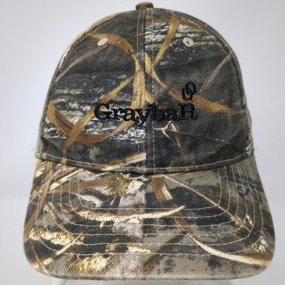 Kati Graybar Camo Baseball Cap Green One Size Slideback Buckle Embroidery Hat