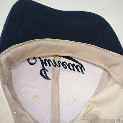 Juneau Alaska Strapback Hat Beige One Size Adjustable Embroidered
