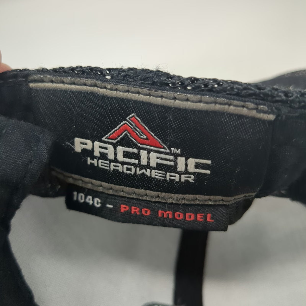 Pacific Headwear Trucker Hat Gray OSFM SLO BREW 104C Pro Model Mesh Back Snap