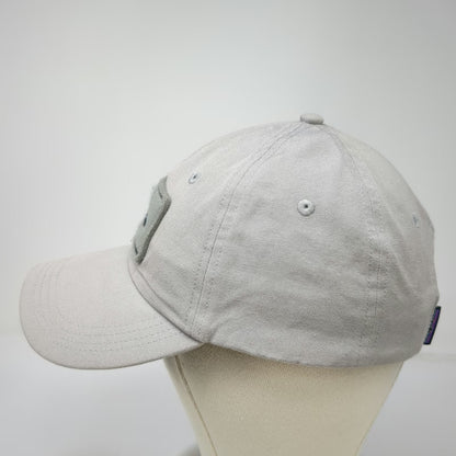 Patagonia Baseball Cap Gray One Size Trout Patch Hat Slideback Adjustable Canvas