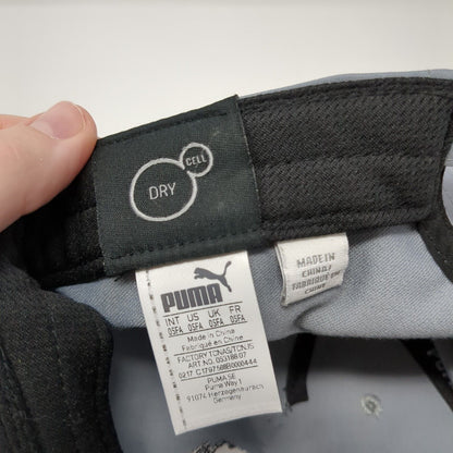 Puma Slideback Hat Dry Cell Gray OSFA Embroidered Buffalo Golf Logo