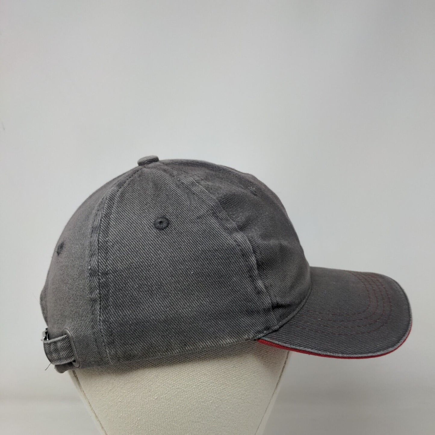 Hilti Slideback Hat Gray One Size Adjustable Solid 6 Panel Blank
