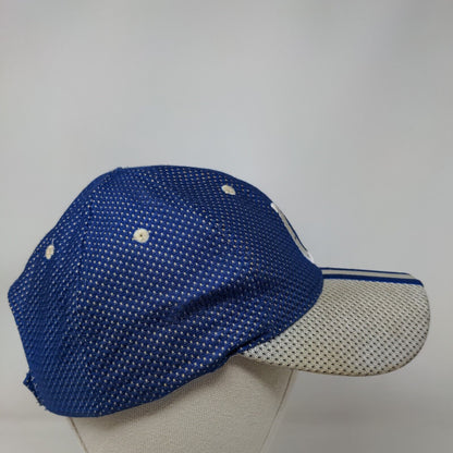 Game Day Strapback Hat Blue White OSFA Indianapolis Colts NFL Embroidered Logo