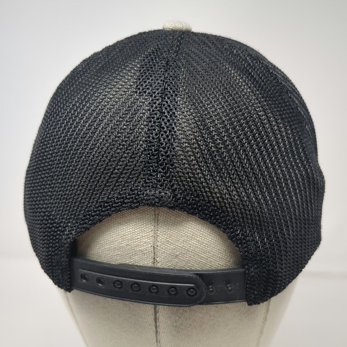 Branded Bills Trucker Hat Gray One Size Mesh Snapback Corner Club Patch Logo