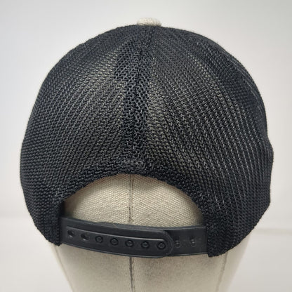 Branded Bills Trucker Hat Gray One Size Mesh Snapback Corner Club Patch Logo