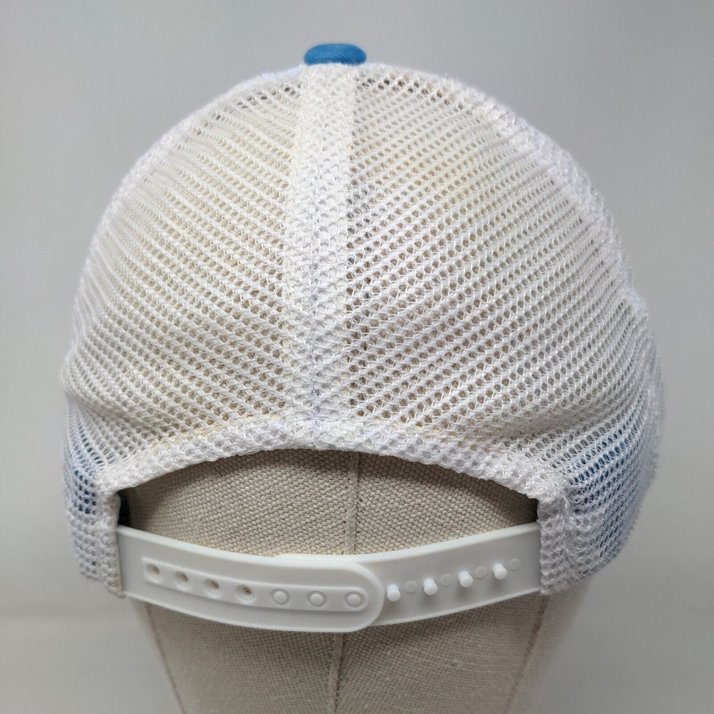 Costa Ocearch Snapback Trucker Hat Blue One Size Adjustable Mesh Back 6 Panel