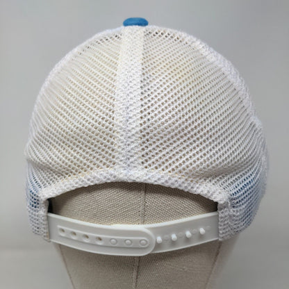 Costa Ocearch Snapback Trucker Hat Blue One Size Adjustable Mesh Back 6 Panel