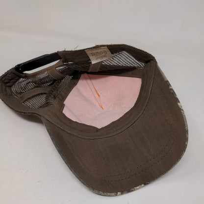 Deer Camp Gear Snapback Hat OSFM Multicolor Camouflage Mesh Back Infinity