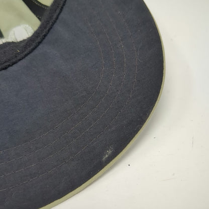Orvis Baseball Cap Green 5 Panel Long Bill Fishing Strapback Hat Vintage