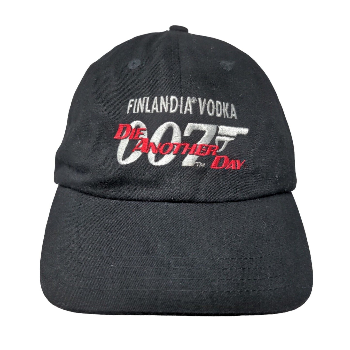 Finlandia Vodka 007 Die Another Day Slideback Hat Black OSFA Pure James Bond