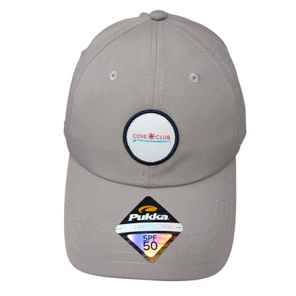 Cove Club Strapback Hat Gray OSFA Sun Protection SPF 50 Pukka W/Tags
