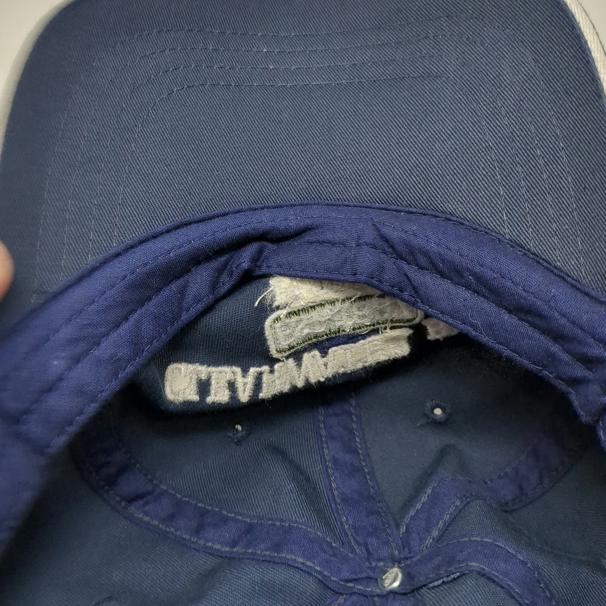 Wings Baseball Cap Blue One Size Clearwater Beach Florida EST 1897 Strapback Hat