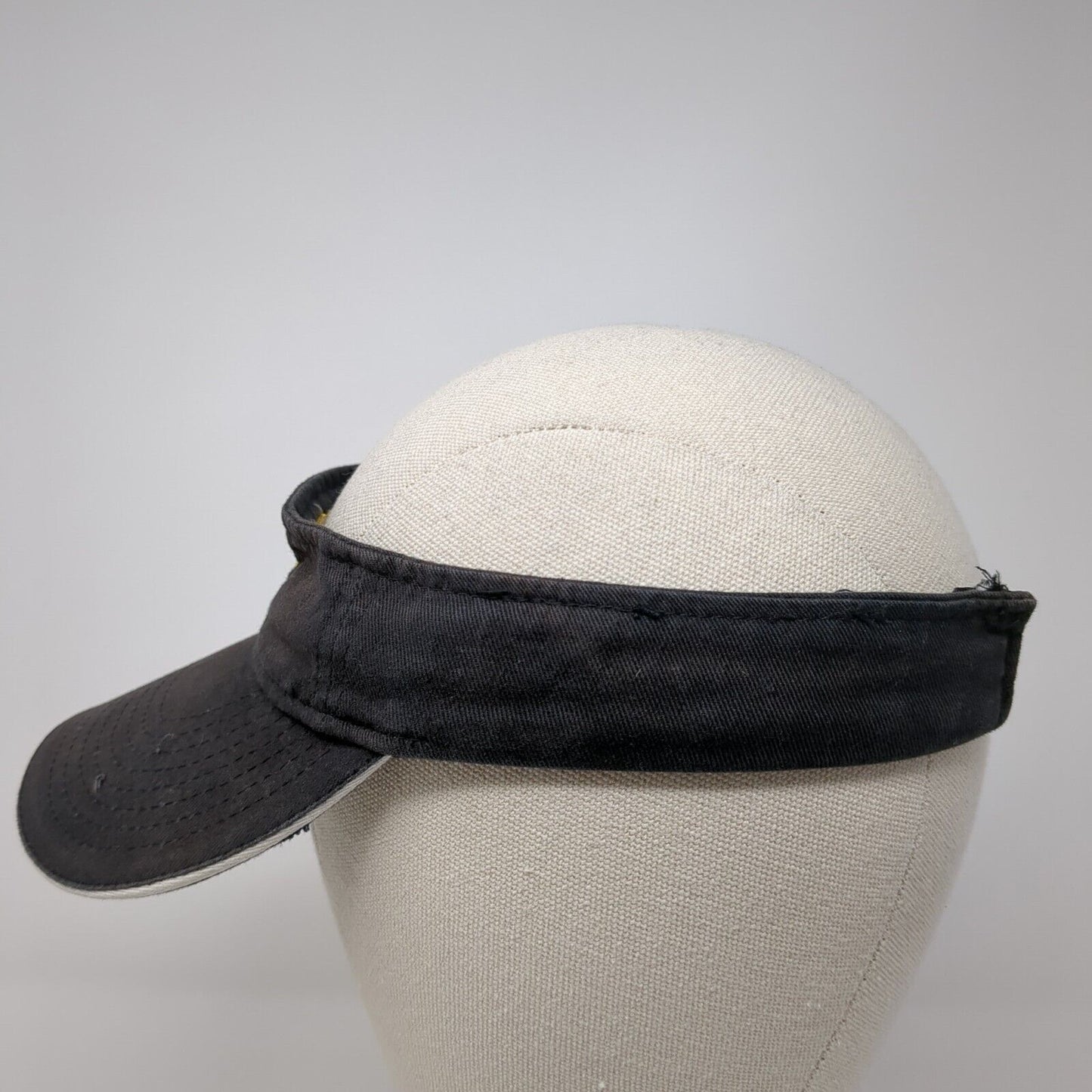 Roaring Springs Water Park Strapback Sun Visor Hat Black One Size