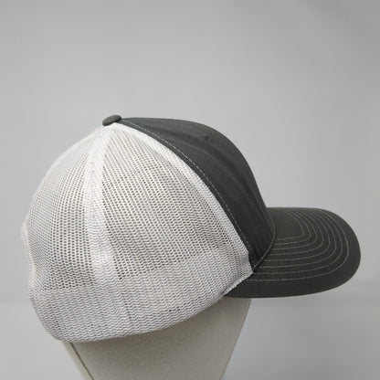 Idaho Snapback Trucker Hat Gray One Size Adjustable Mesh Back Richardson