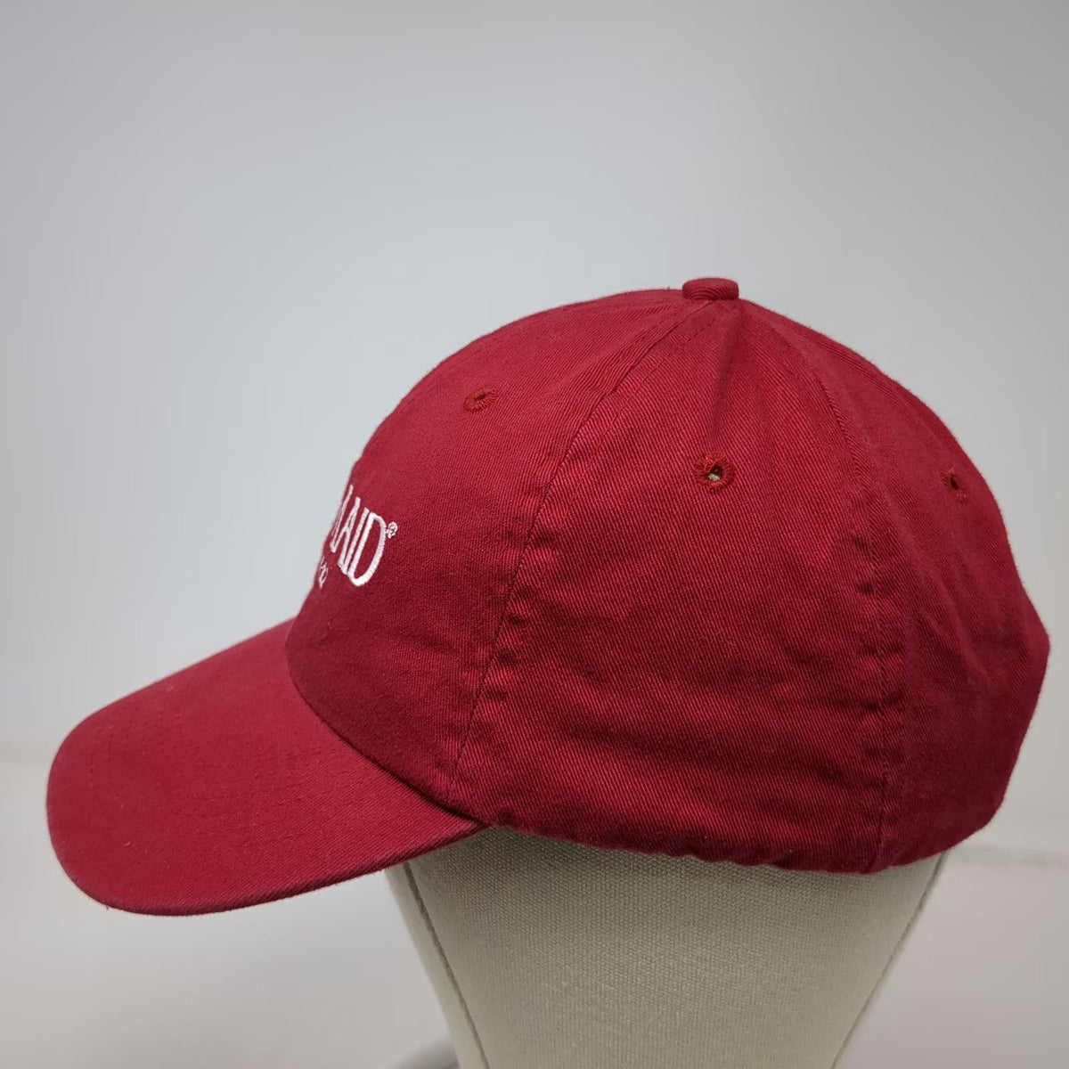 Sun-Maid Raisins Food Logo Baseball Cap Red One Size Slideback Adjustable Hat