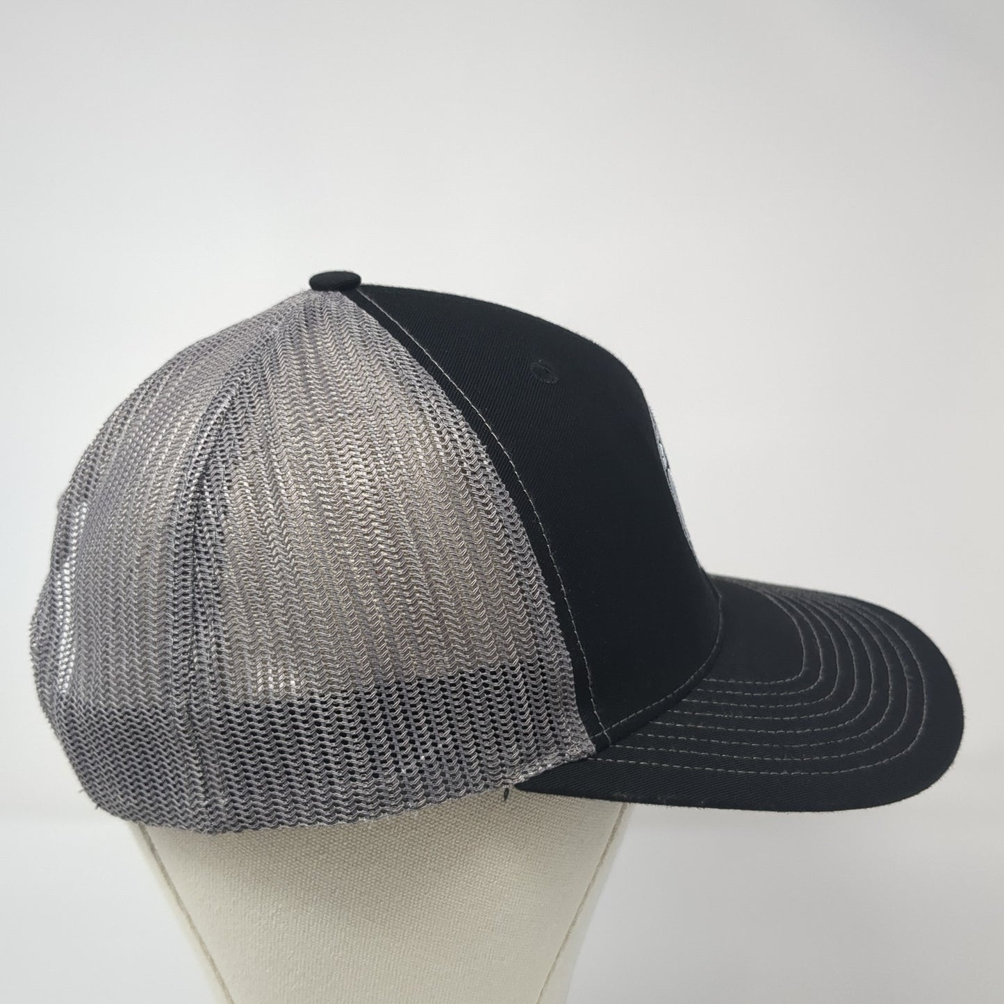 Super Nice Club Trucker Hat Black One Size Adjustable Mesh Back Richardson