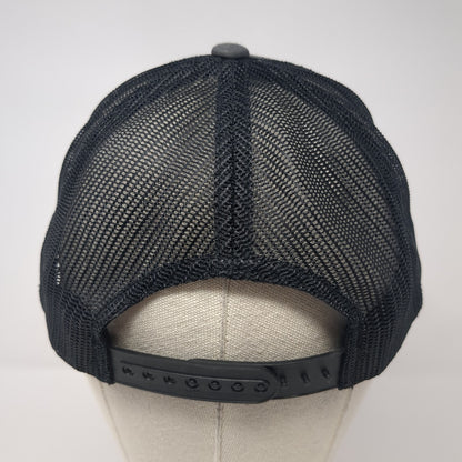 The Classics Yupoong Snapback Mesh Back Trucker Hat Gray One Size Blank