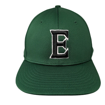 E Mustangs Fitted Hat Green L-XL Embroidered 6 Panel Richardson Matrix