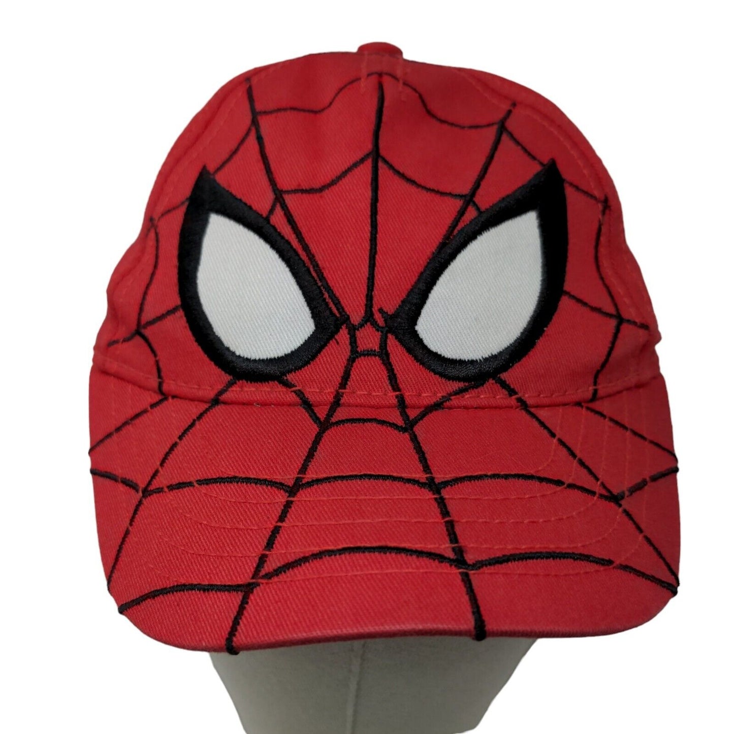 Ultimate Spiderman Boy's Snapback Hat Red Size M Embroidered Face Logo