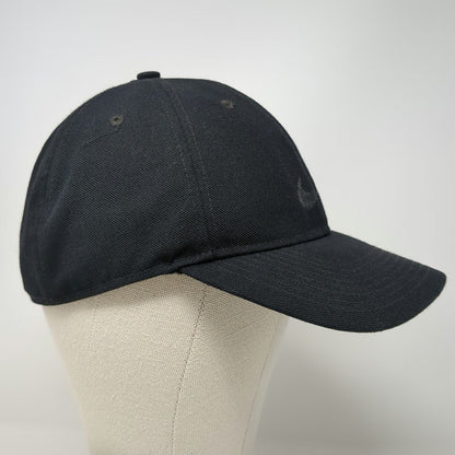 Nike Baseball Cap Black OSFM Adjustable Strapback Dri-Fit Legacy91 Hat Swoosh