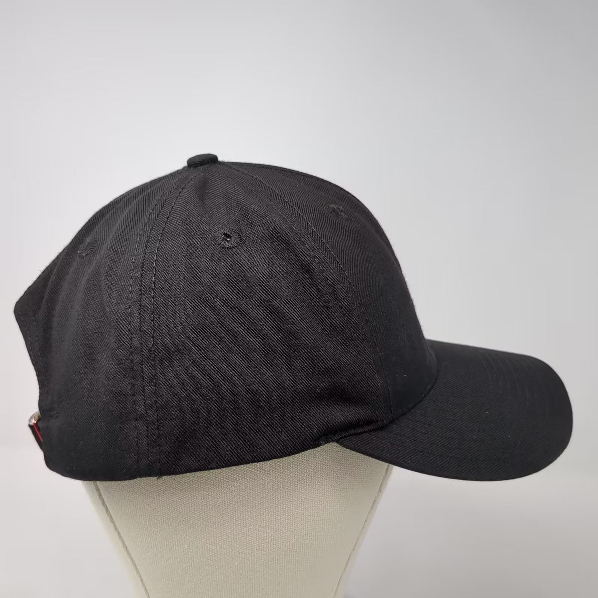 Nike Baseball Cap Black Green Undervisor Slideback Adjustable Hat Logo Vintage