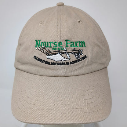 Big Accessories Nourse Farm 300 Years Ag Plow Hat Baseball Cap Beige One Size
