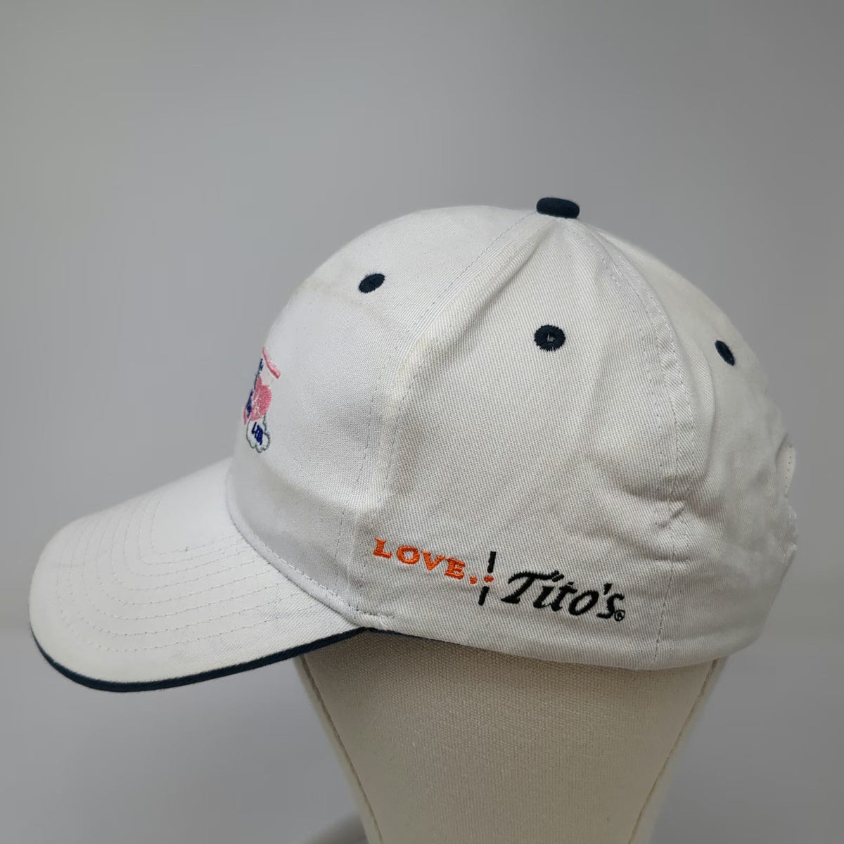 Hit Baseball Cap White One Size Heartfelt Dreams Foundation Tito's Strapback Hat