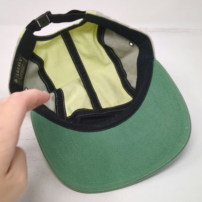 Locale 5 Panel Hat Green Yellow One Size California Republic Bear Palm Leaf