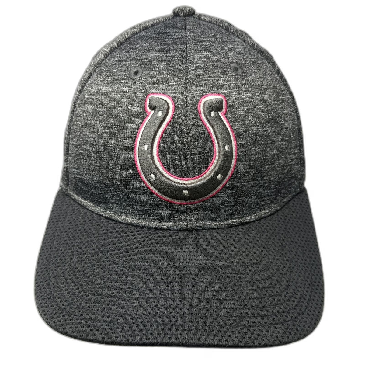 New Era Indianapolis Colts NFL 39THIRTY Gray L Stretch Fit Crucial Catch Cap Hat