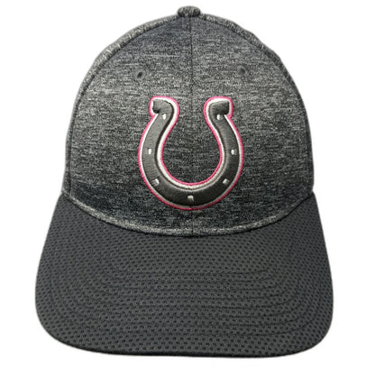 New Era Indianapolis Colts NFL 39THIRTY Gray L Stretch Fit Crucial Catch Cap Hat