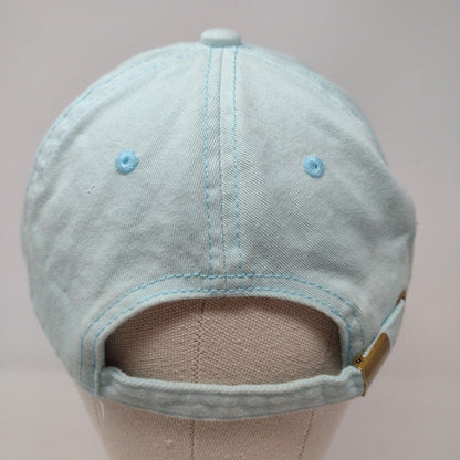 Chok Lids Skideback Hat Blue OSFA Adjustable Vented Holes 6 Panel Blank