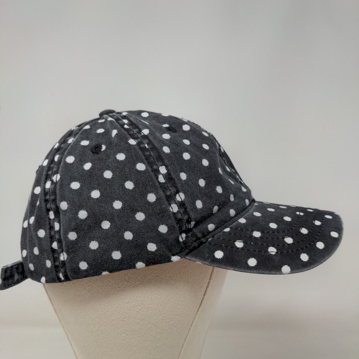 Unbranded Women's Slideback Hat Multicolor OSFM Blank Polka Dots Adjustable