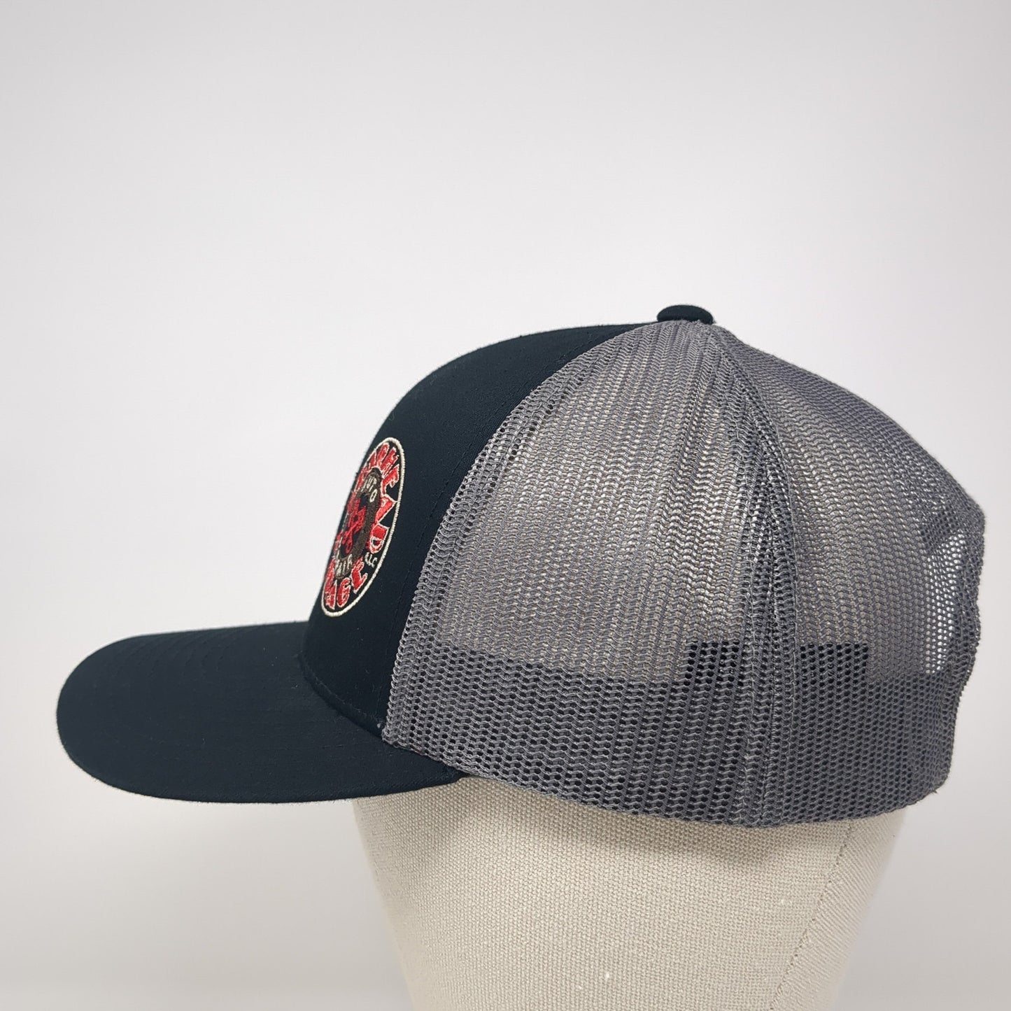 Gearhead Garage Snapback Trucker Hat Black One Size Pacific Headwear