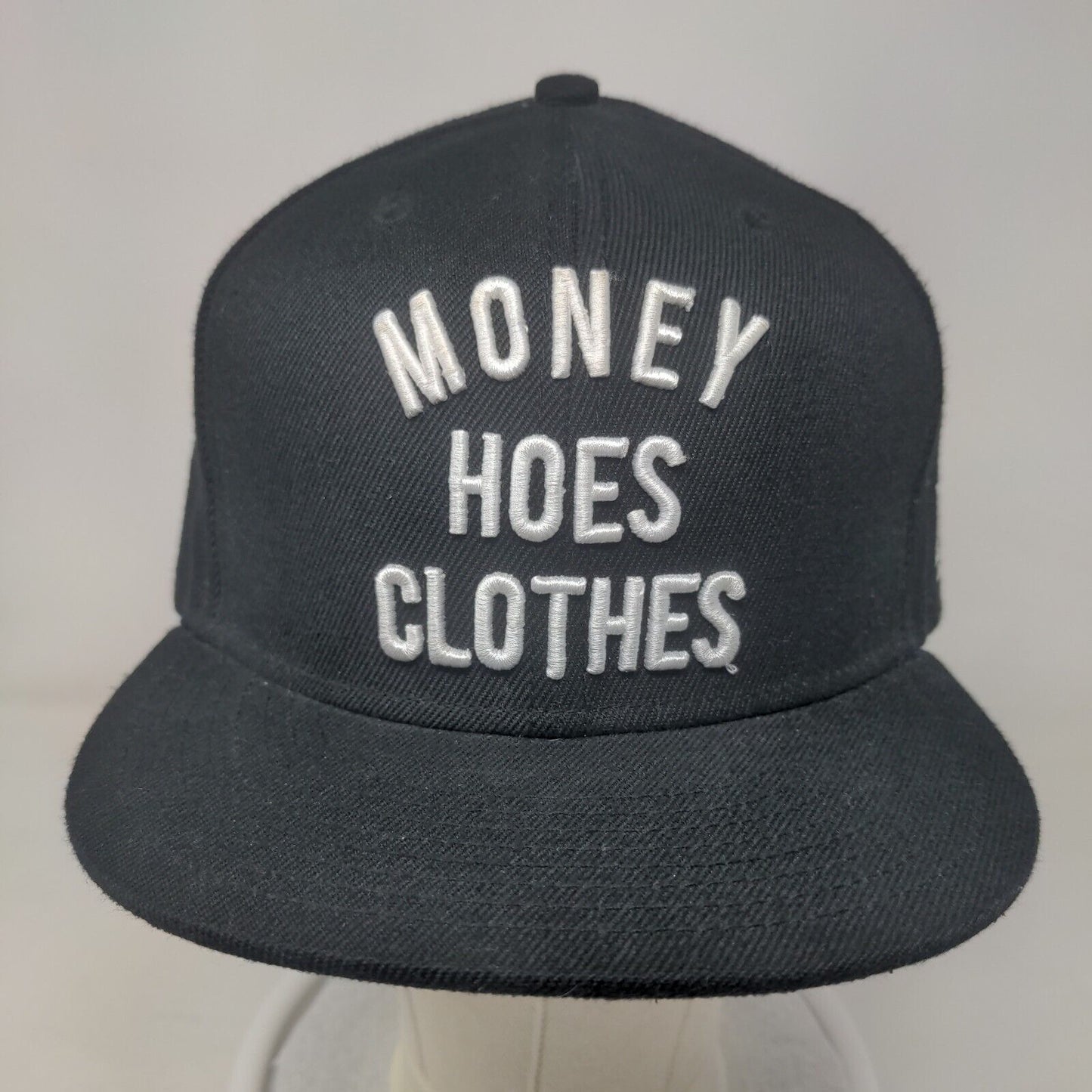 Money Hoes Clothes Snapback Hat Black OS Adjustable Embroidered Dnine Reserve