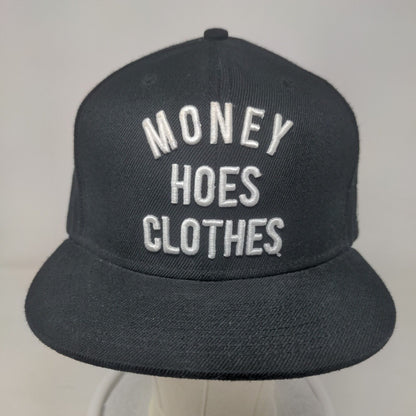 Money Hoes Clothes Snapback Hat Black OS Adjustable Embroidered Dnine Reserve