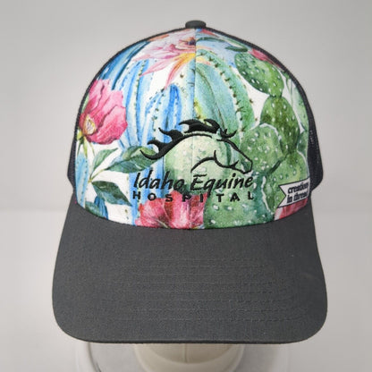 Idaho Equine Hospital Creations In Thread Snapback Trucker Hat Multi OS Floral