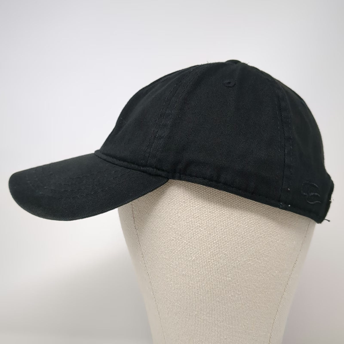 Outdoor Baseball Cap Black One Size Mountain Embroidery Slideback Adjustable Hat