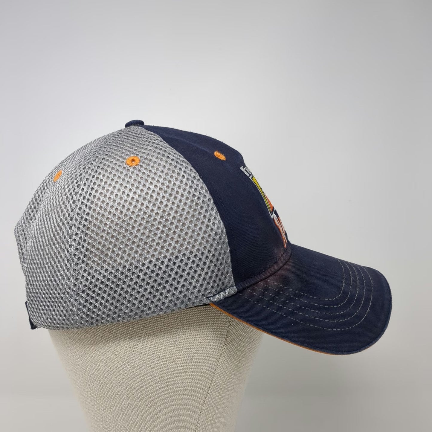Cap America Federated Auto Parts Racing Blue Hat One Size Mesh Strapback Logo