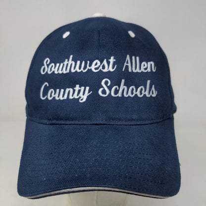 Wearguard Men's Strapback Hat Blue OSFA Embroidered Southwest Allen County Logo