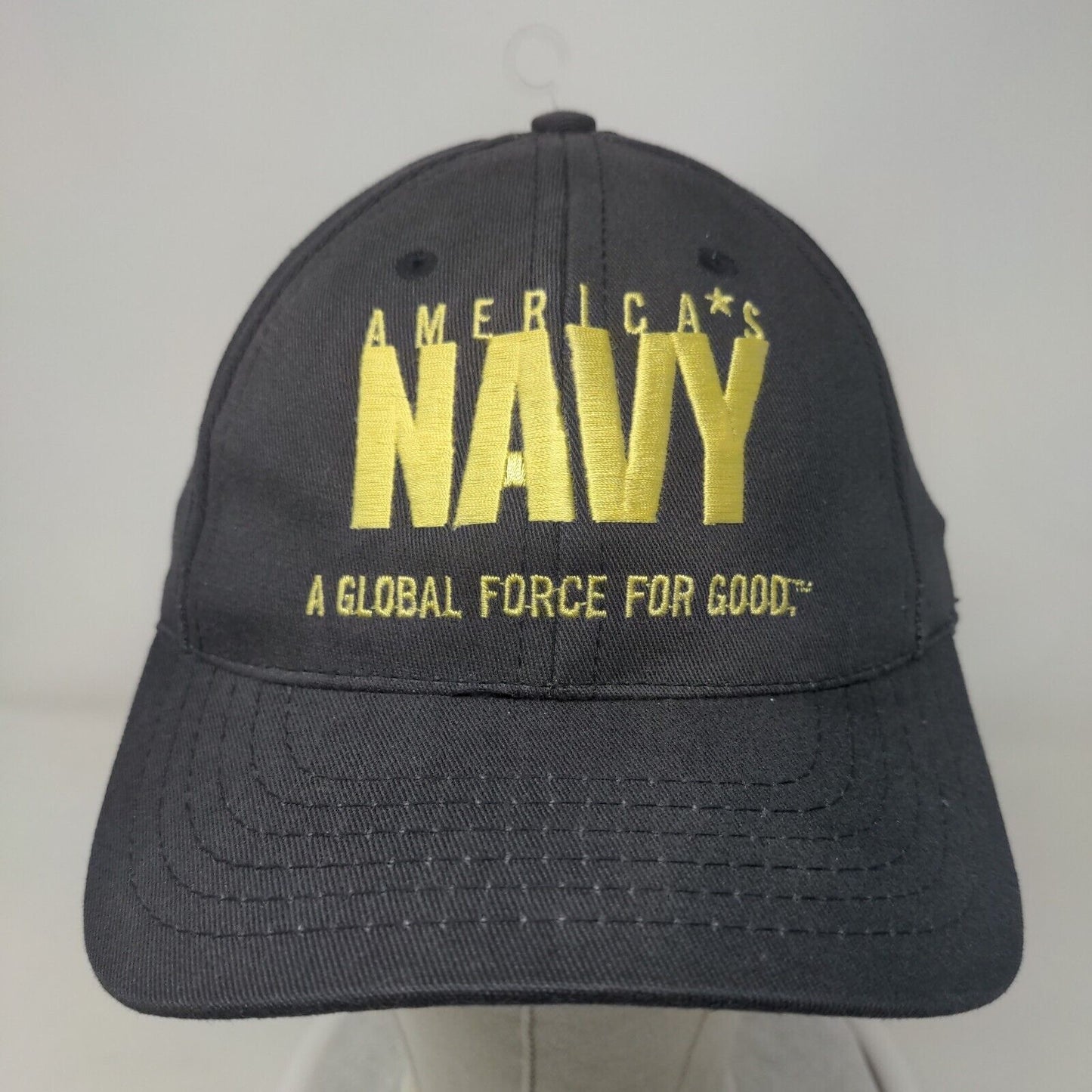 America's Navy A Global Force For Good Strapback Hat Blue One Size