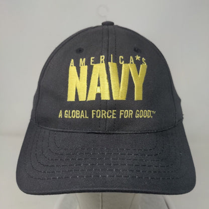 America's Navy A Global Force For Good Strapback Hat Blue One Size