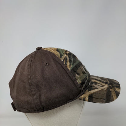 Automated Power Strapback Hat Camouflage One Size Embroidered 6 Panel
