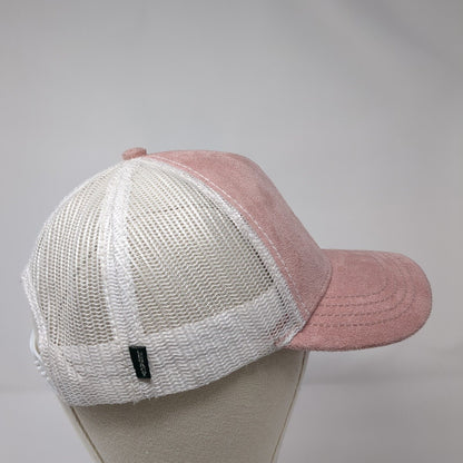 Yellowstone Snapback Trucker Hat Pink OSFA Adjustable Mesh Back Legacy Polyester