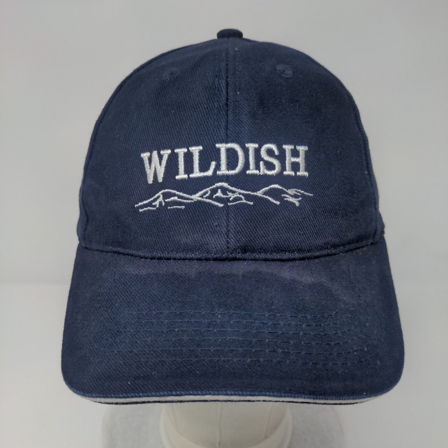 Wildish Strapback Hat Blue OSFA Adjustable Embroidered Eugene, OR