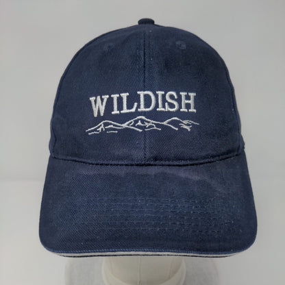 Wildish Strapback Hat Blue OSFA Adjustable Embroidered Eugene, OR