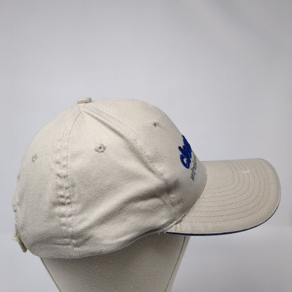 Clearwire Wireless Broadband Strapback Hat Tan One Size Adjustable