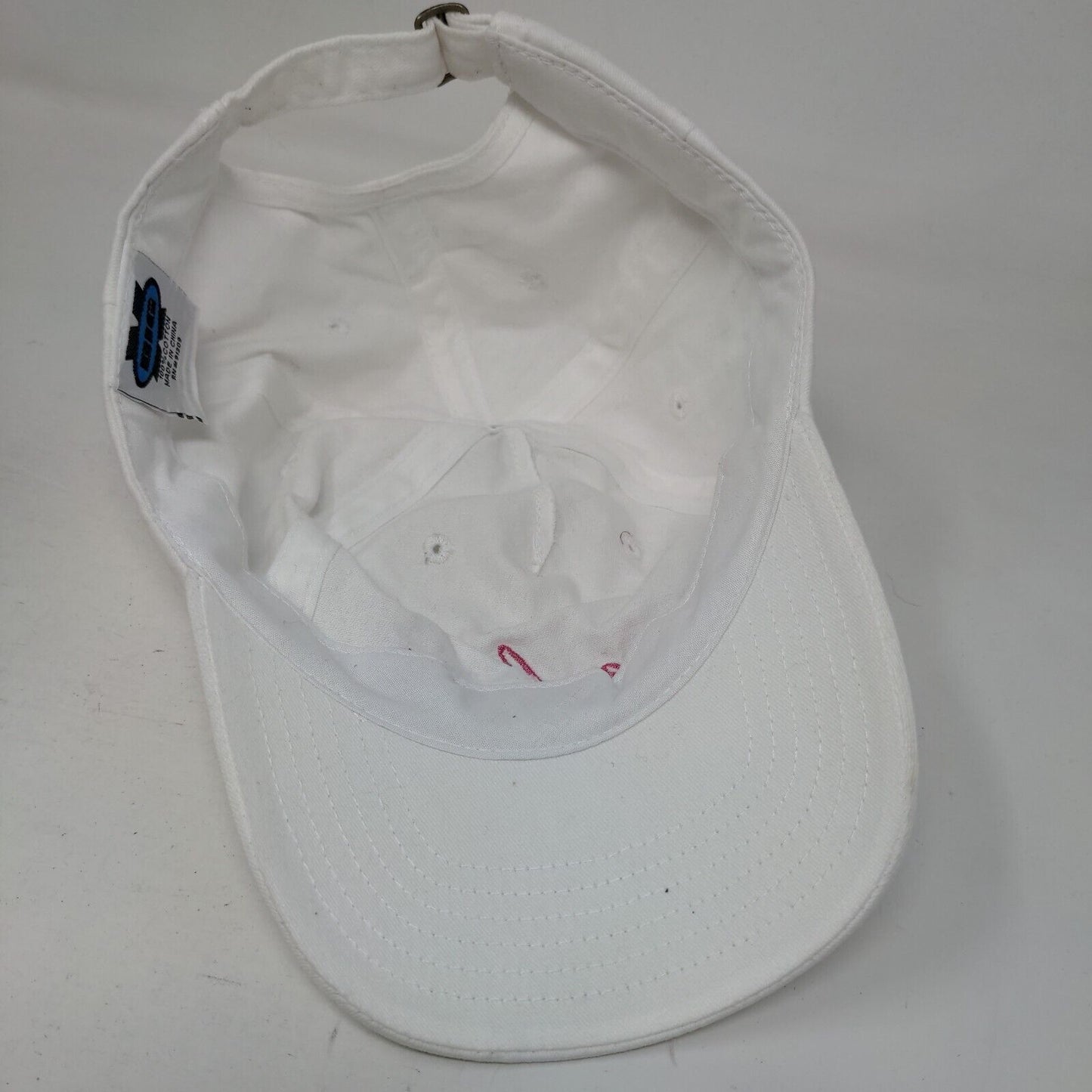 Engaged With Days Slideback Hat White One Size Embroidered Big X